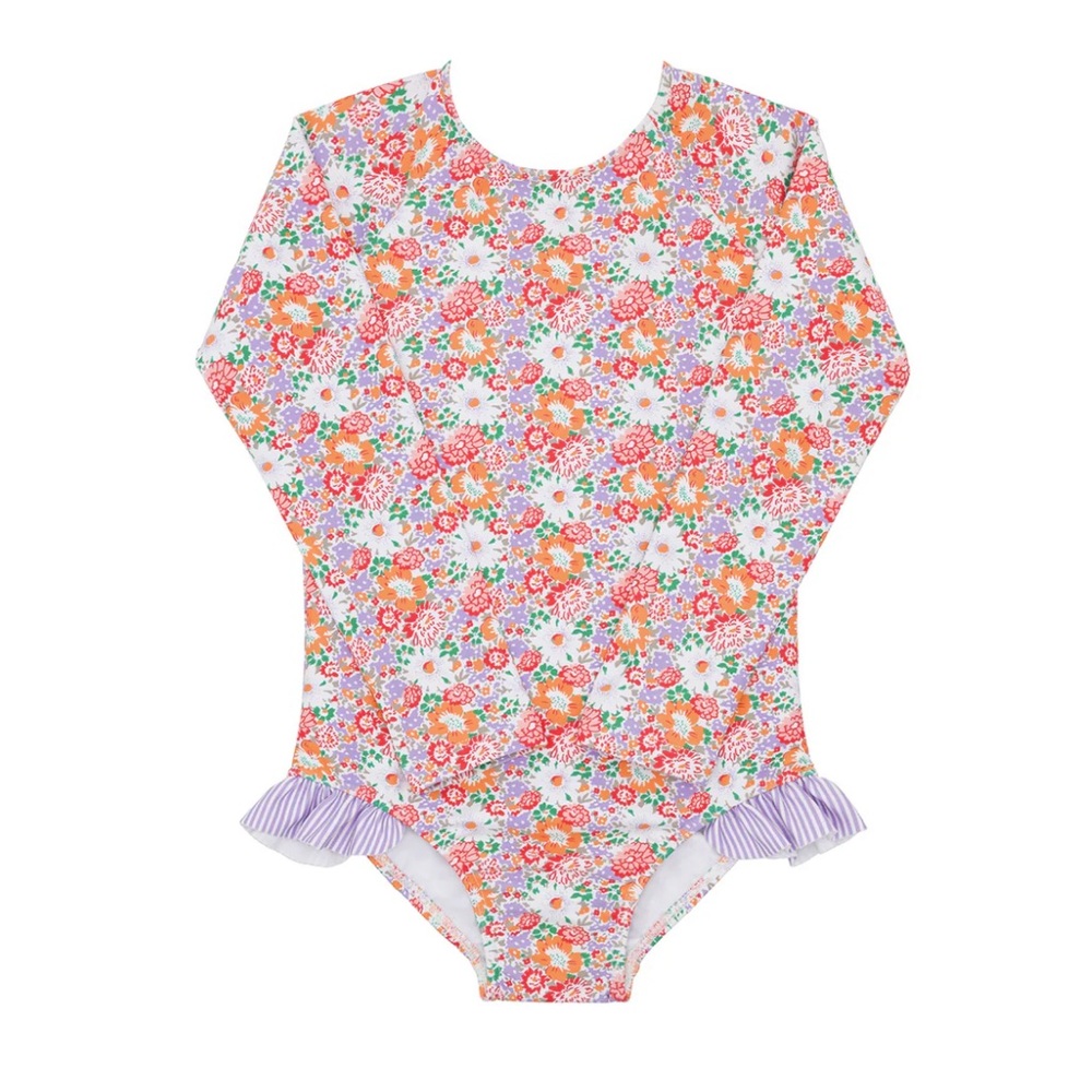 NWT Minnow Swim Girls Island Blossom Rashguard